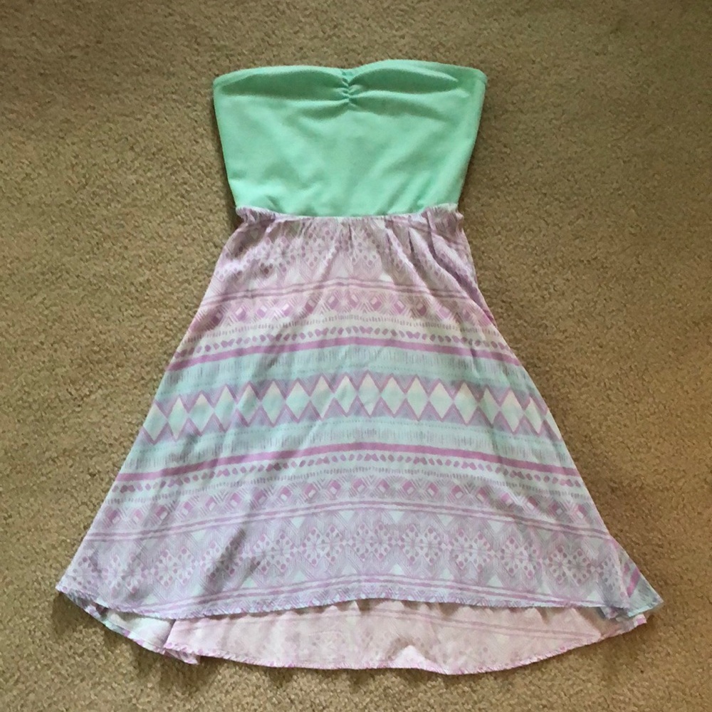 Roxy strapless mini dress